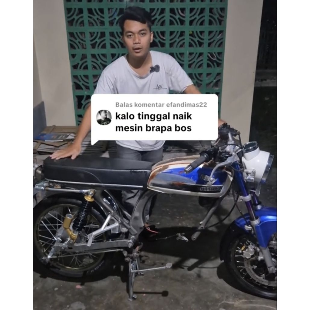 Bodyset Cb Set Surung Body Cb Tinggal Naik Mesin pemakai pribadi