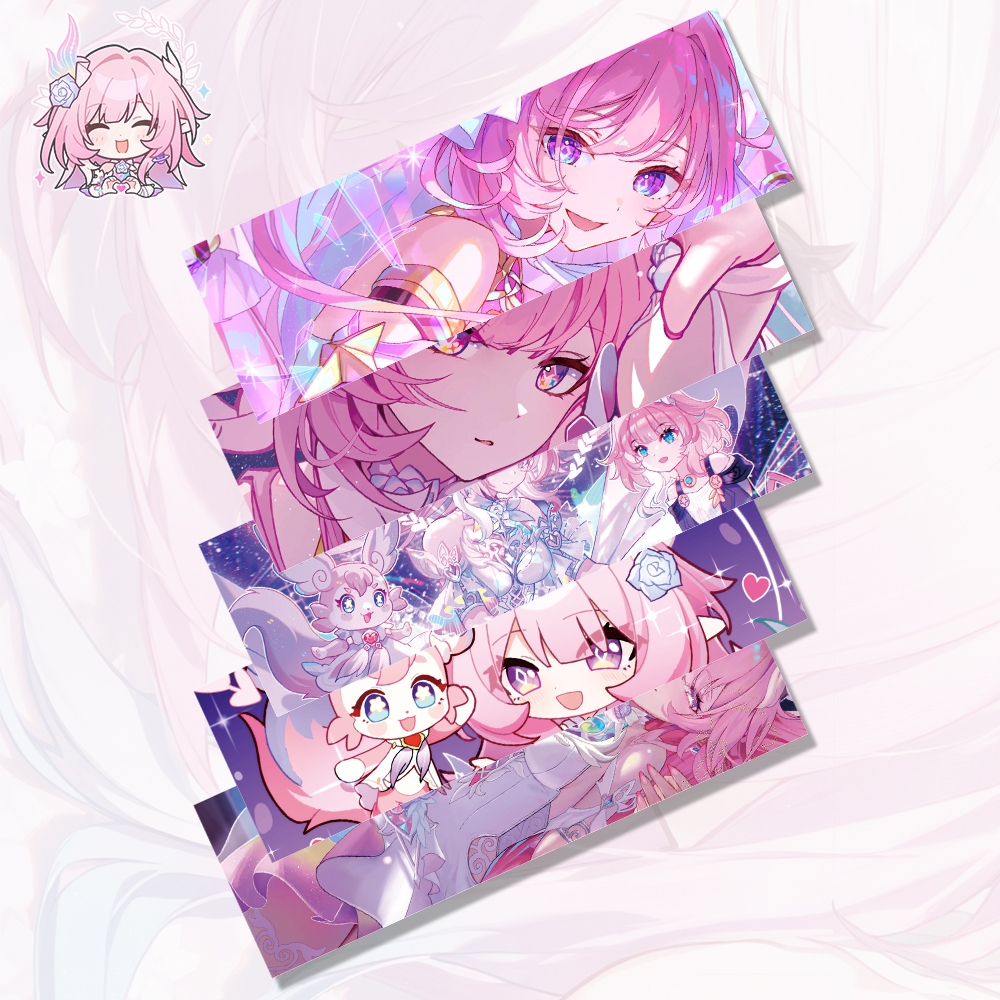 Stiker Slap Cyrene Honkai Star Rail - Sticker Vinyl Waterproof HSR Cyrene - Sticker Anime Slap Cyren