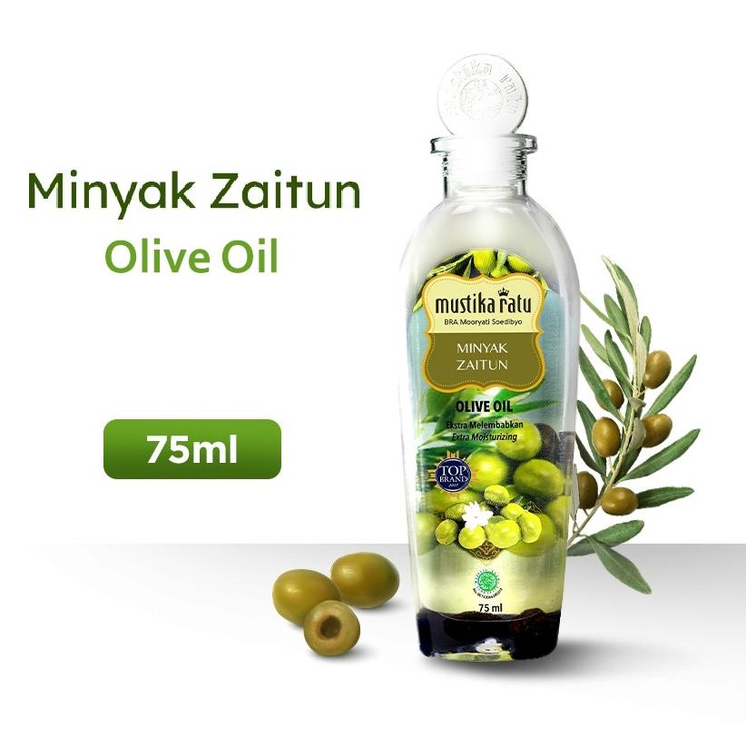 Mustika Ratu Minyak Zaitun (Olive Oil) 75ml 100% Original Asli Minyak Pijat Urut BEST SELLER