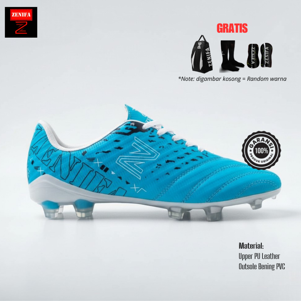Zenifa - Sepatu Sepak Bola Pria Zenifa Shikkari Size 38 - 43 Berkualitas