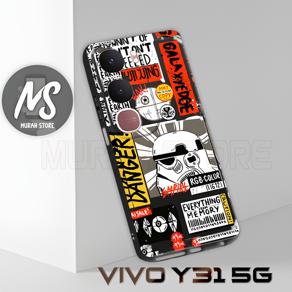 MS20/ Softcase Karet VIVO Y31 5G / Motif Grafity / Case VIVO Y31 5G / Silikon VIVO Y31 5G