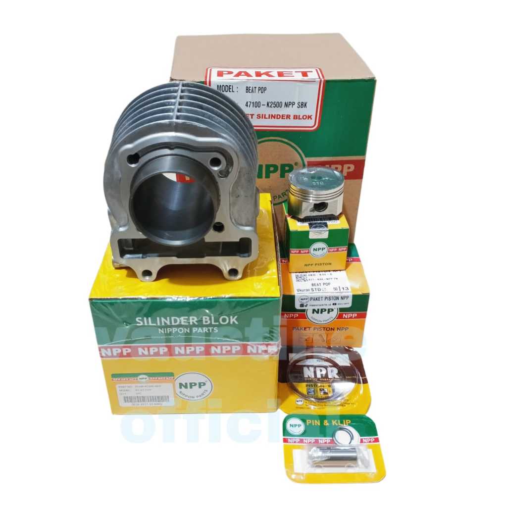 Blok seher boring silinder Beat pop fi beat esp scoopy fi esp beat fi, vario 110 fi K44 plus piston 