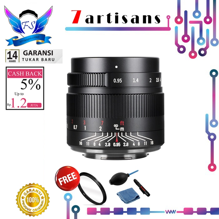 7Artisans 35mm f0.95 7Artisan 35mm f/0.95 for Sony E 7Artisans Garansi Resmi
