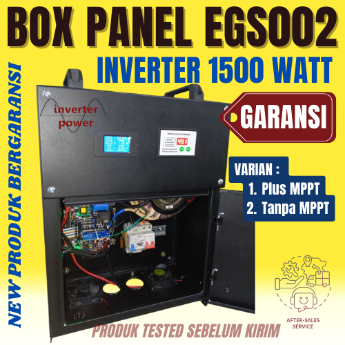 1500 Watt Inverter Box panel EGS002 1.500W Pure Sine Wave Lengkap dengan Trafo dan Casing Box panel 