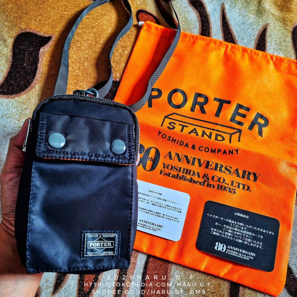 Porter Yoshida Mobile Pouch Hitam