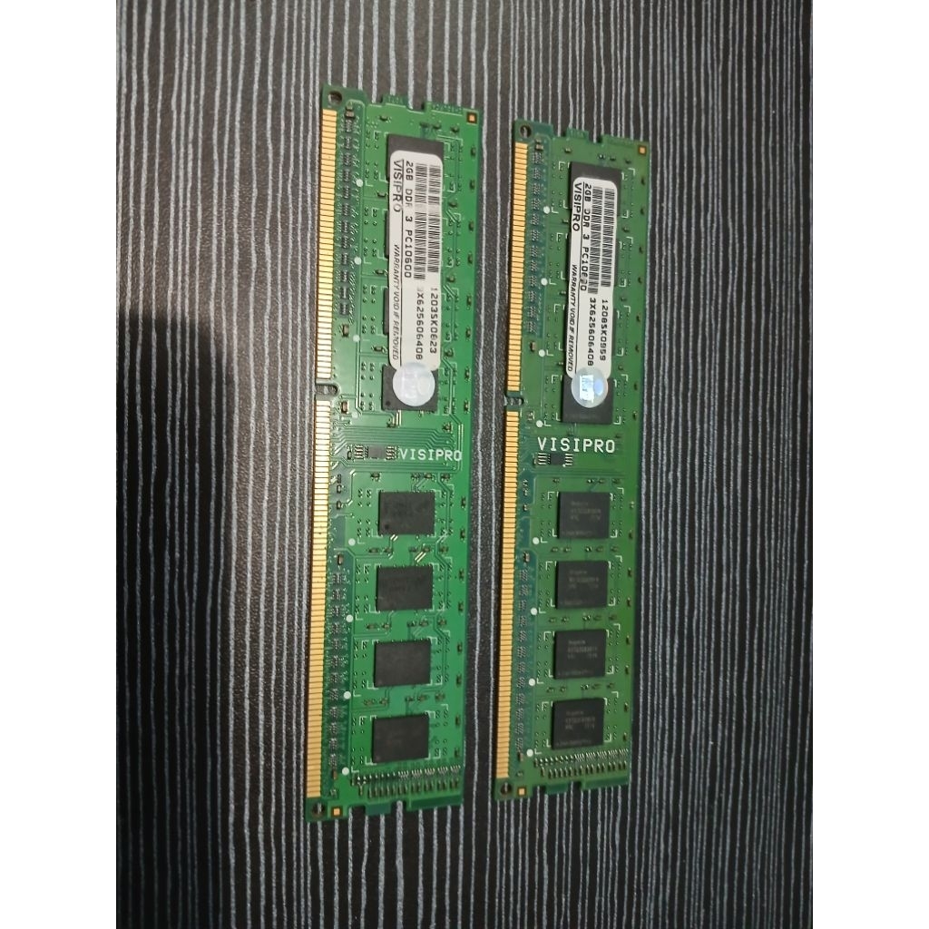 RAM PC Visipro 4GB (2×2GB) DDR3 10600