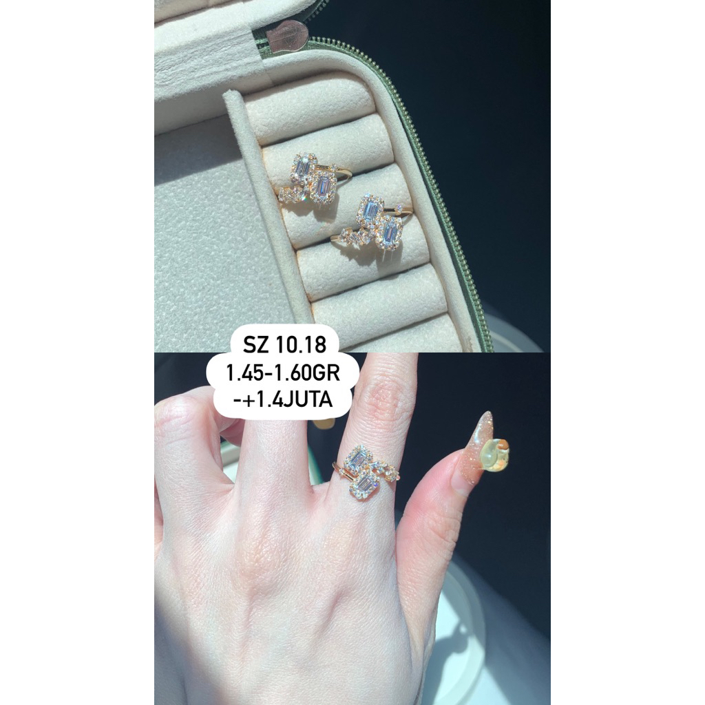 Cincin Ayu Double Roxe ring