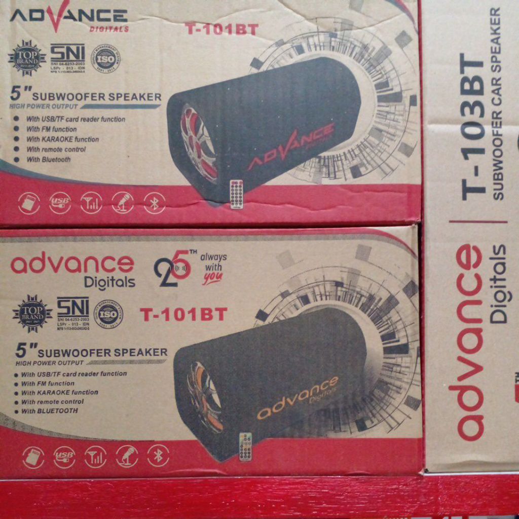 speaker Advance Bluetooth T101BT 5 Inch Subwoofer Speaker