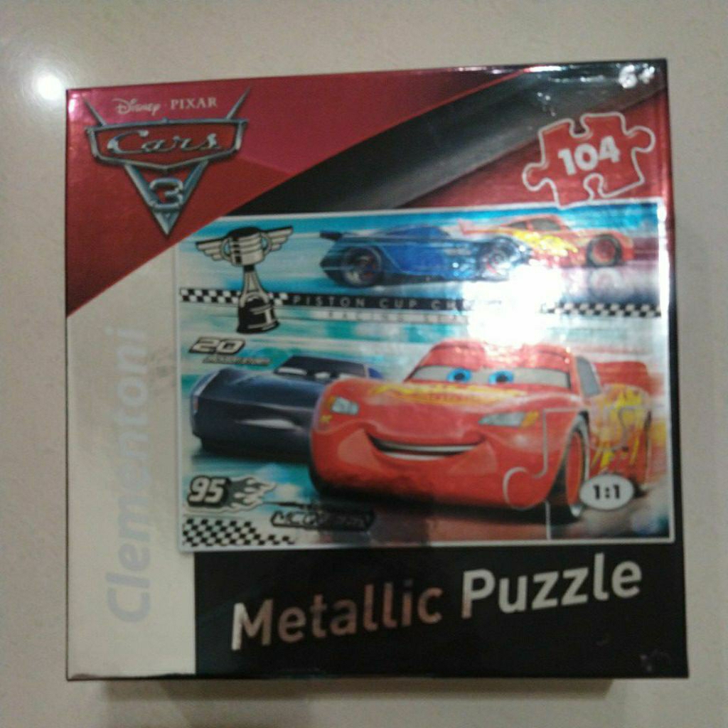 PRELOVED PUZZLE PREMIUM METALLIC PUZZLE  PUZZLE 104 PCS