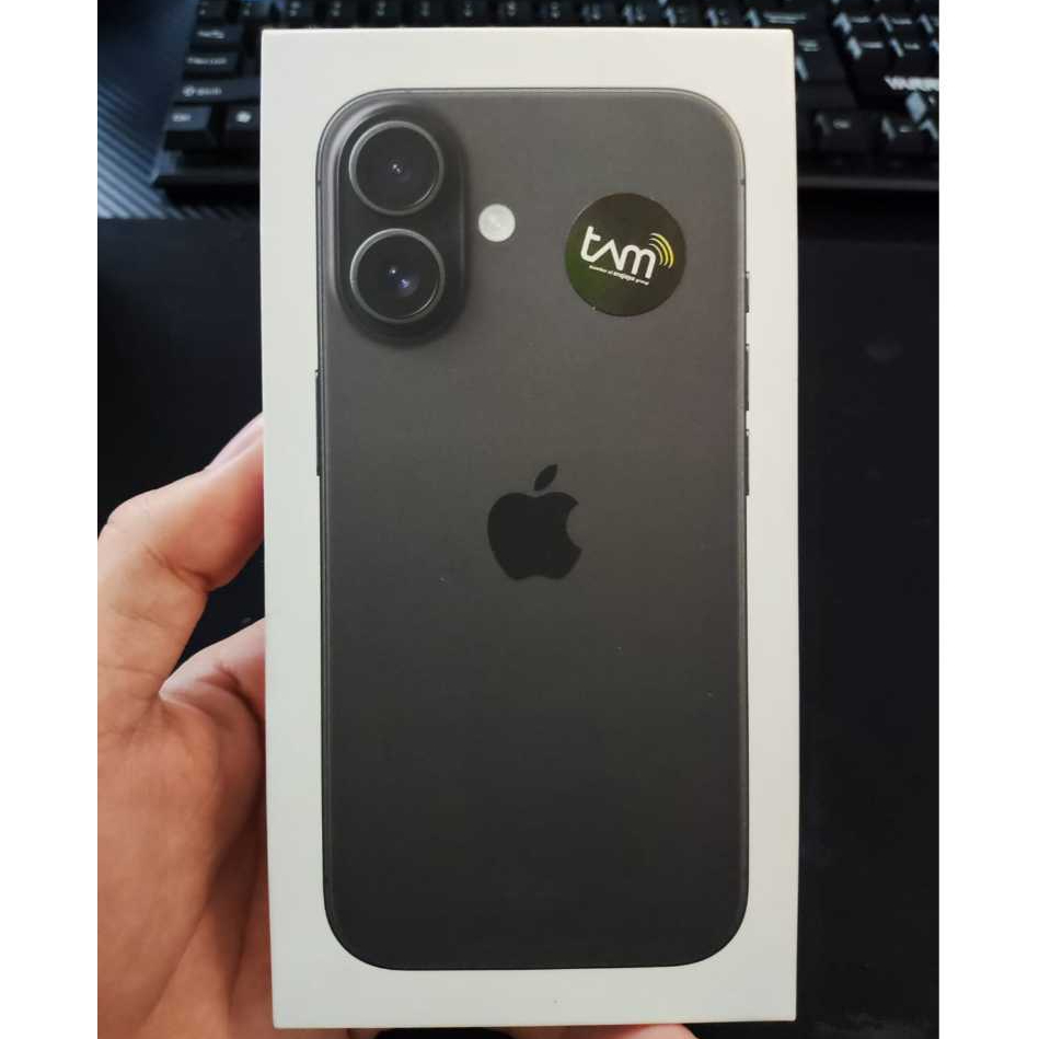 iPhone 16 Black 128GB (Baru Segel TAM) garansi resmi tam indonesia