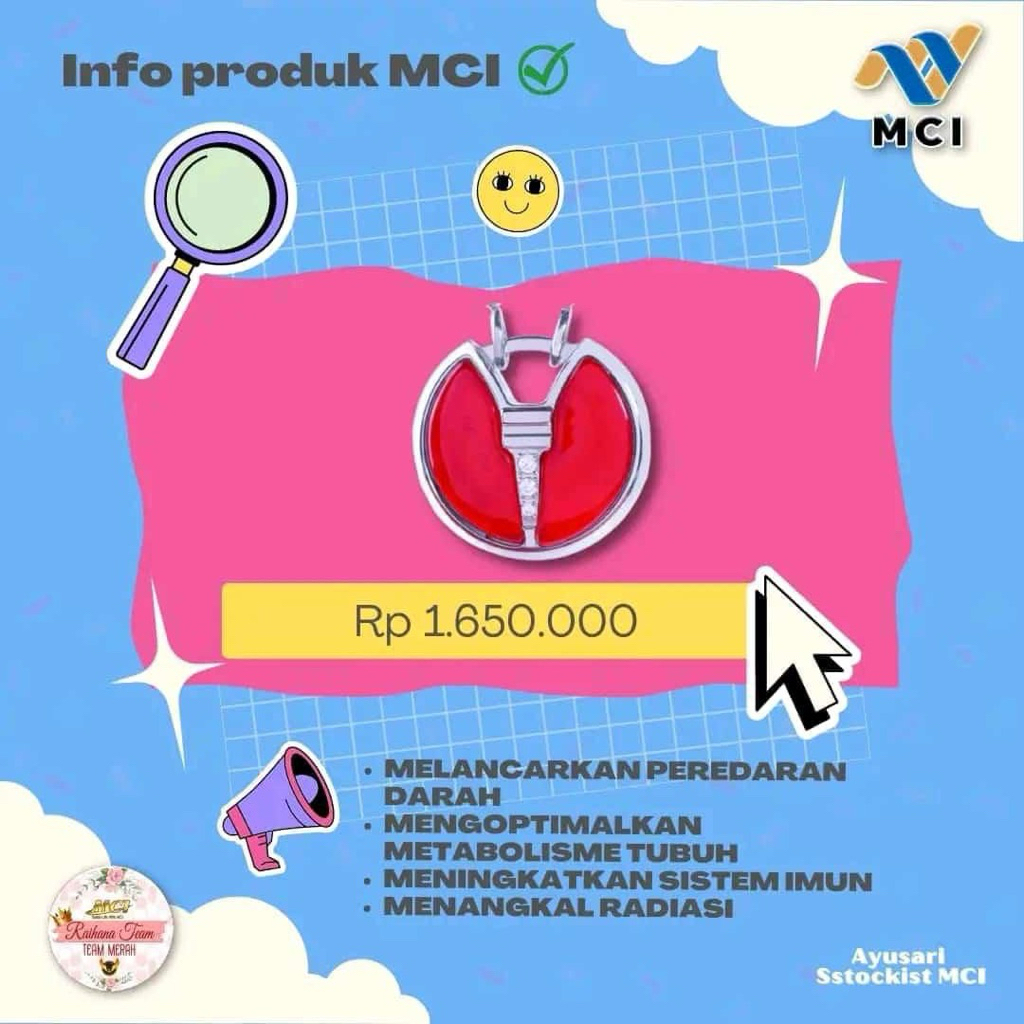 KALUNG LOTUS RED ORIGINAL MCI 100%