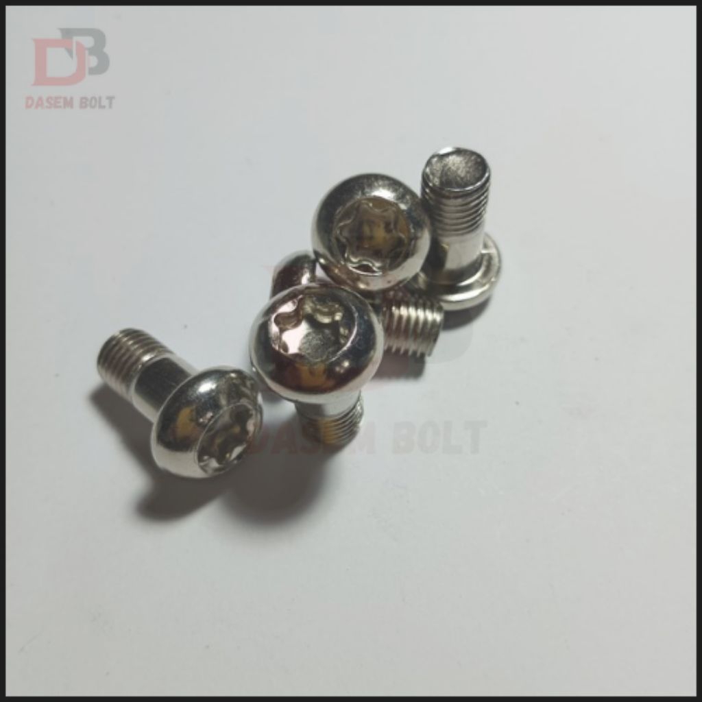 Baut Bintang Yamaha Vixion NEKEL 10x20 Cakram Kepala Babi Kaliper Kunci Baut 14 ( Harga Per 1pcs )