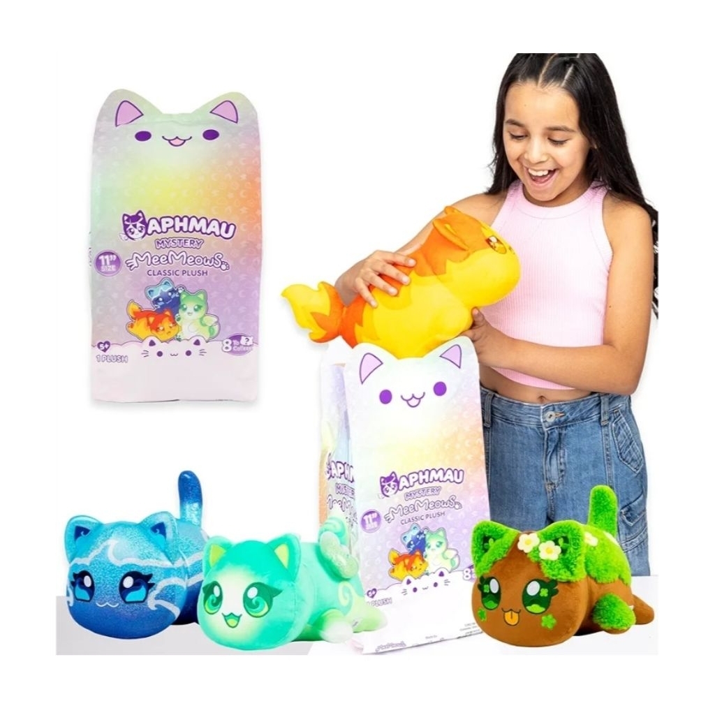 Aphmau Mystery MeeMeows 11” Classic Plush Elemental Plush Original