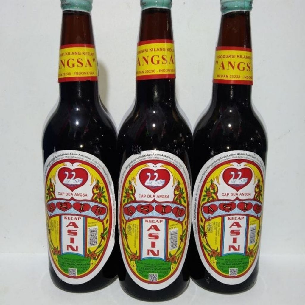 Kecap Asin Cap Hati Angsa 600ml Botol isi 12 HALAL / Kecap Asin Angsa 12 Botol 600ml / Kecap Asin