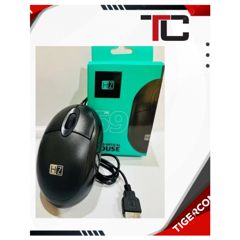 Mouse Murah Kualitas Bagus kabel Heatz ZM59 / Mouse Kabel mouse kabel usb murah original