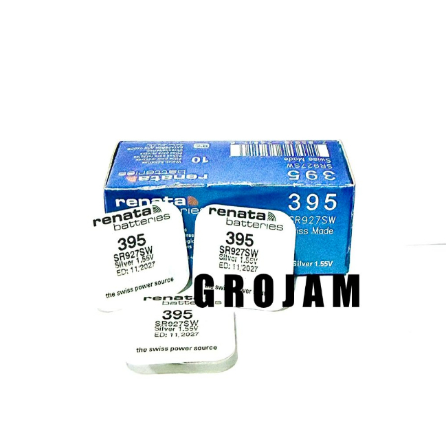 Baterai Renata SR927SW Renata 395 399 Renata 927 Renata SR927 SG7 Murata 395 Murata 927 Maxel 395 Ma