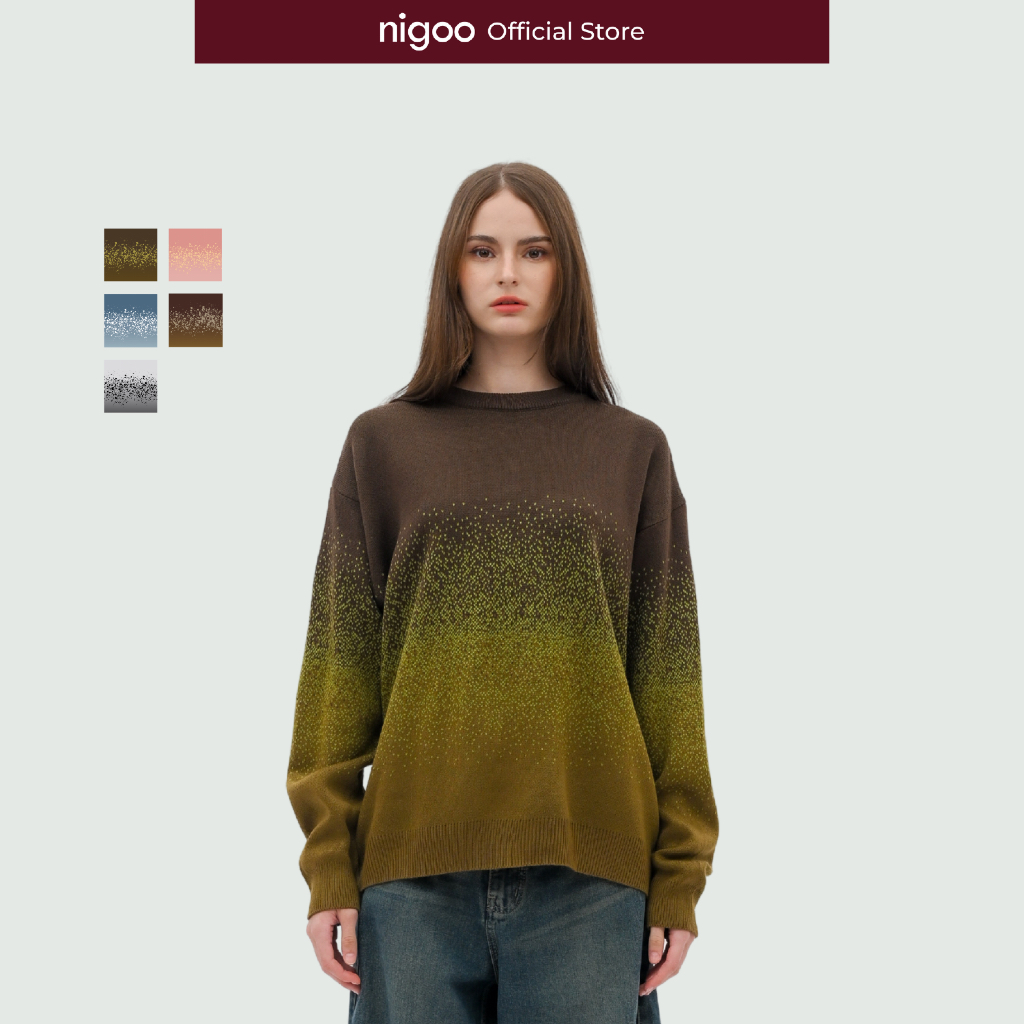 NIGOO Gradia Oversize Sweater Rajut Knitwear Wanita