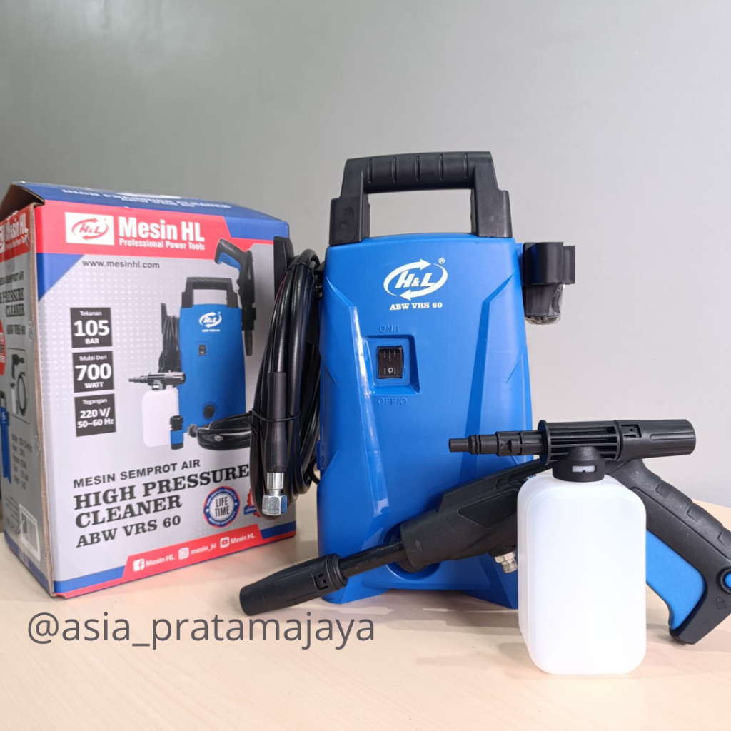 Jet Cleaner HL HnL H&L ABW VRS 60 Mesin Steam Cuci Mobil Listrik