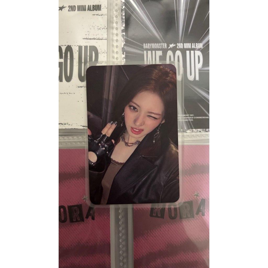 Photocard Rora Babymonster Official Membership Monstiez Day WE GO UP