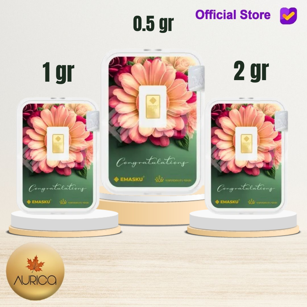 Logam Mulia Emasku Congrats hijau 0.5 - 2 Gram