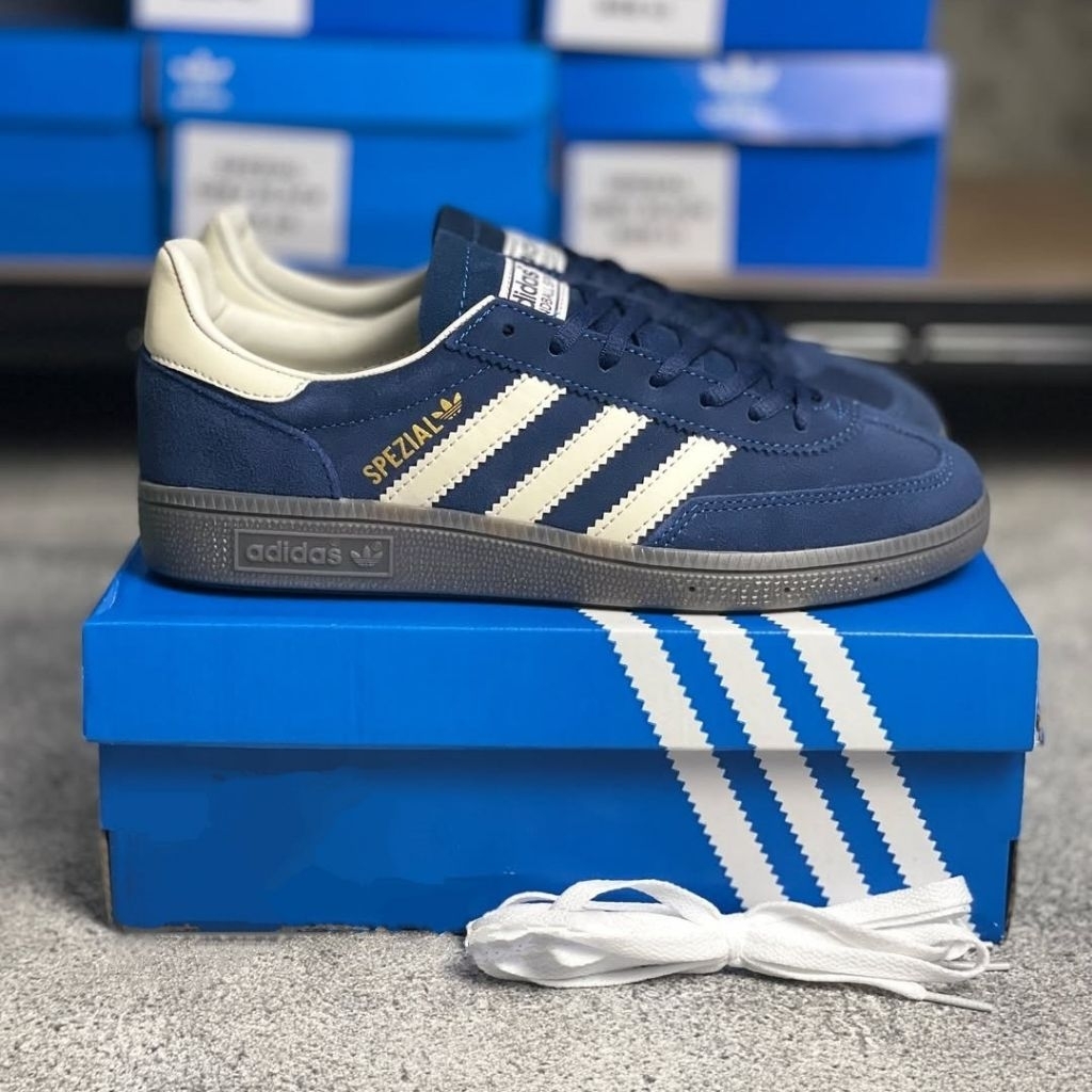 (Gratis Koas Kaki) Sepatu Casual A'dds Handball Spezial Night Indigo Size 36-44 Kekinian Termurah Se