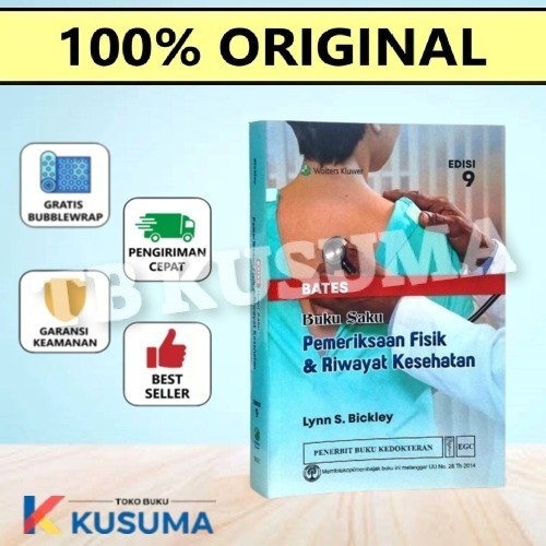 BATES BUKU SAKU PEMERIKSAAN FISIK RIWAYAT KESEHATAN EDISI 9 - ORIGINAL