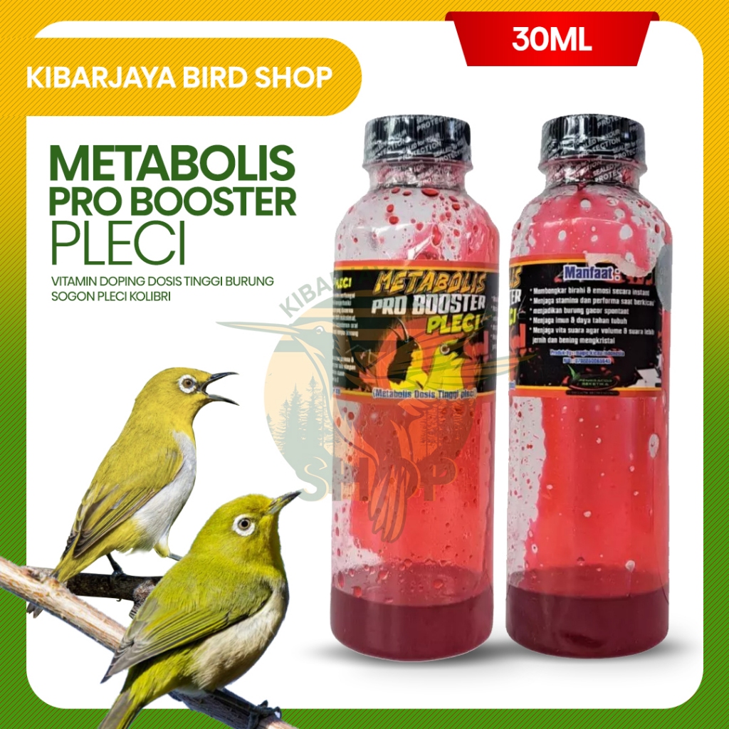 METABOLIS PRO BOOSTER PLECI 30ML VITAMIN BOOSTER PERFORMA INSTANT DOPING PENGGACOR BURUNG PLECI