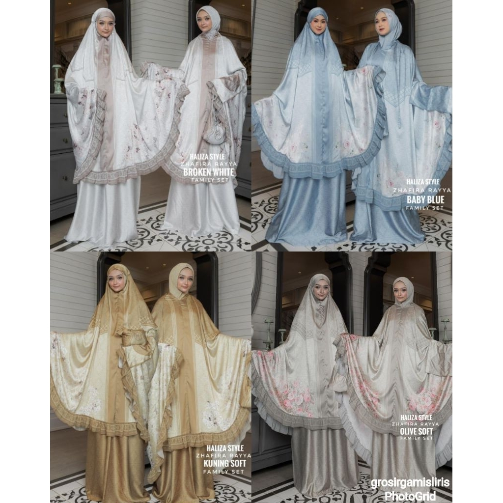 PROMO DESEMBER‼️Mukena Haliza Zhafira by Haliza Syar'i Haliza Syar'i Gamis lebaran Gamis Idul Fitri 