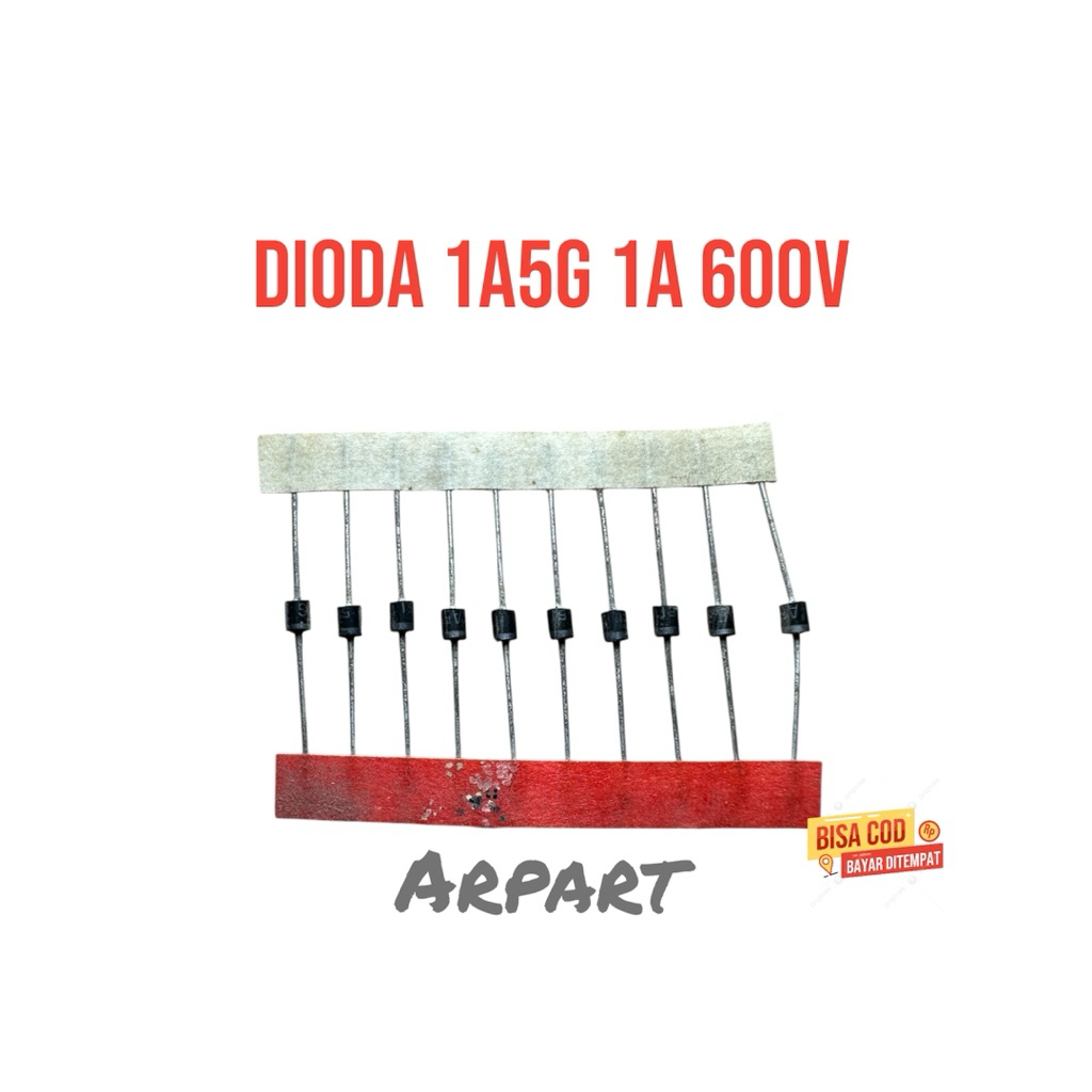 10pcs dioda 1A5G  1A 600v