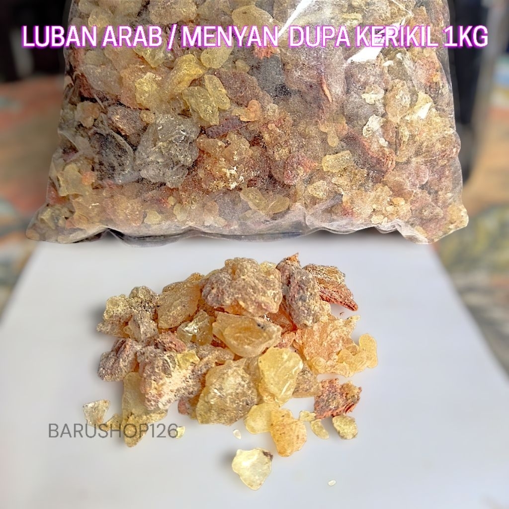 luban arab Menyan dupa kerikil luban mustaki 1kg dupa bukhur