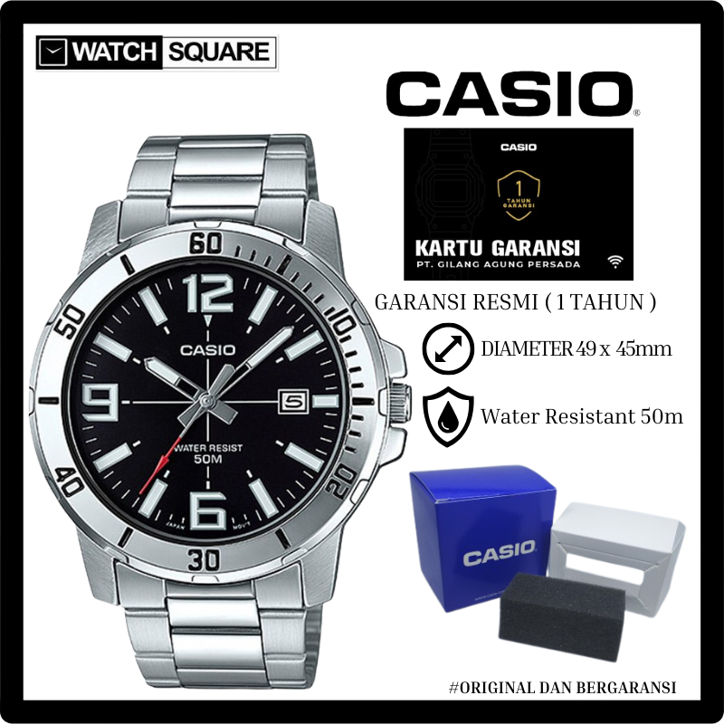 Jam tangan pria Casio MTP-VD01D