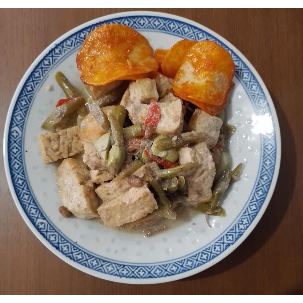 LONTONG UDANG TAHU TAUCO LADO MUDA PADANG HOMEMADE LONTONG SAYUR UDANG TAUCO LADO MUDA PADNG