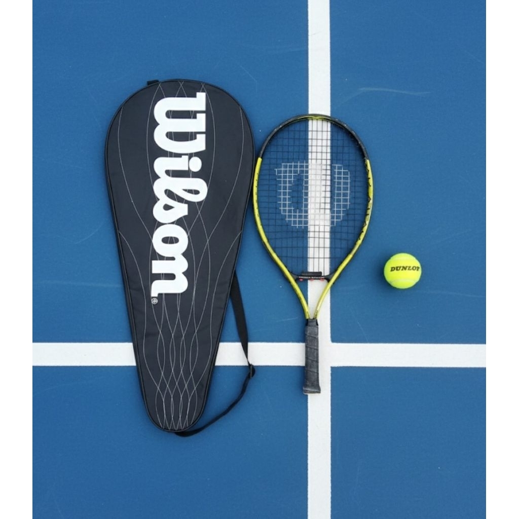 raket tenis anak original Wilson bekas  Wilson RAKAT TAK 23 inchi  TITANIUM