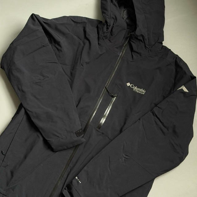 Worn Columbia Titanium Men’s Explorer Edge Waterproof Insulated Jacket Omni Tech (100% Authentic)