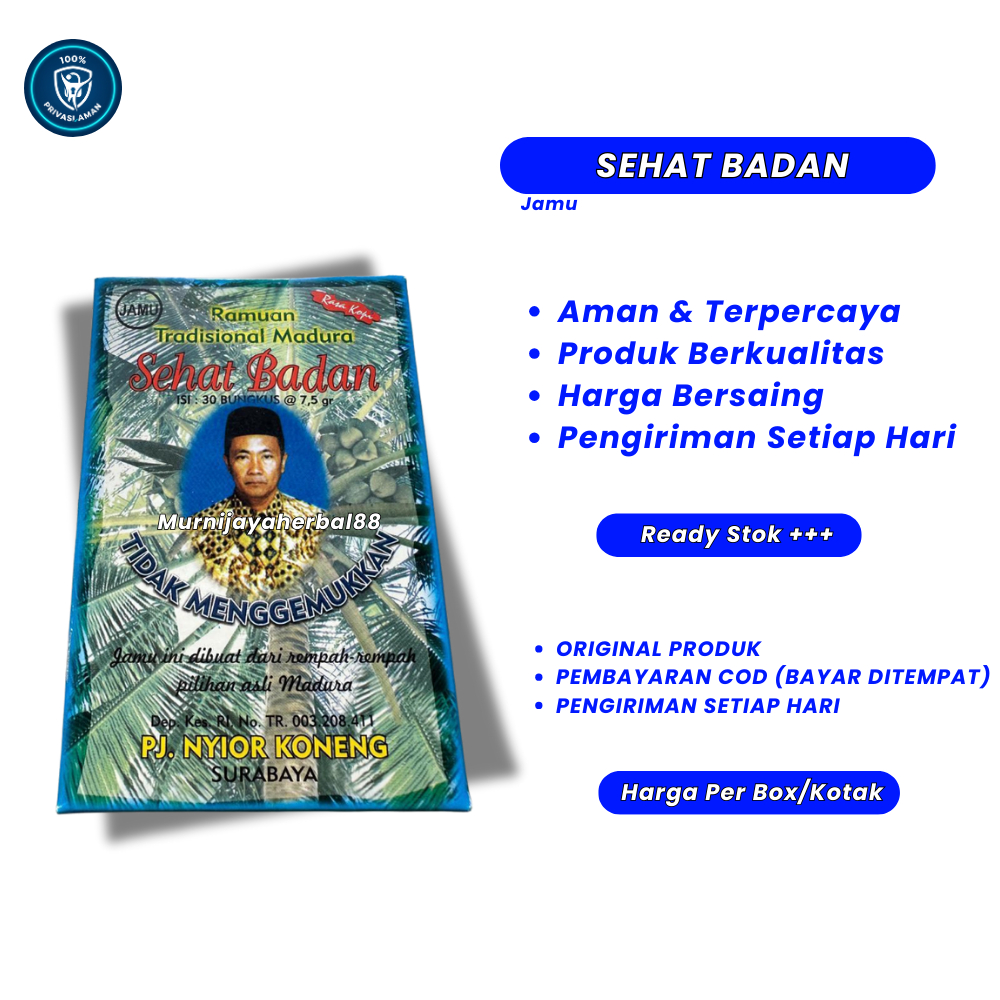 JAMU MADURA SEHAT BADAN NYIOR KONENG 30 SACHET