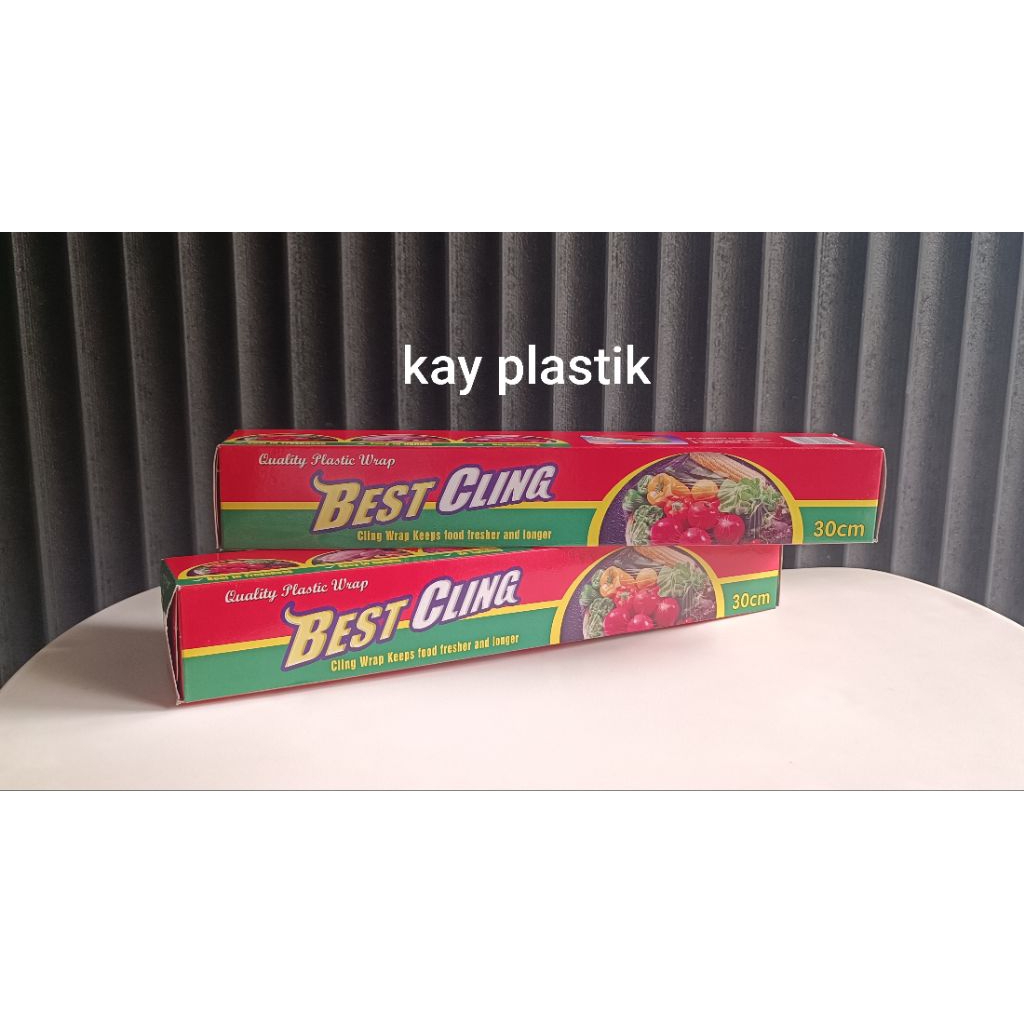 plastik wrapping cling best cling 30 cm x 30 meter