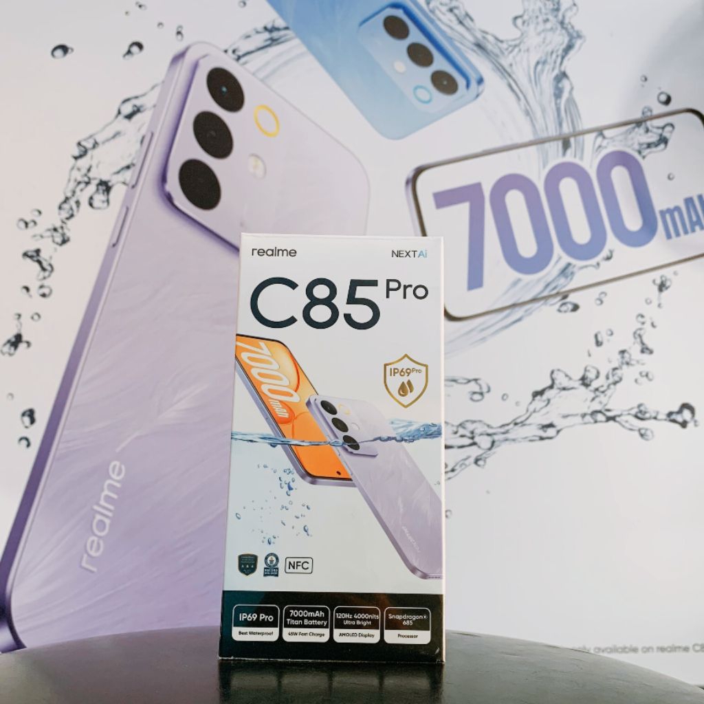 realme C85 Pro 8/256Gb (8+16Gb Ext RAM) 7000mAh IP69 Garansi Resmi Realme