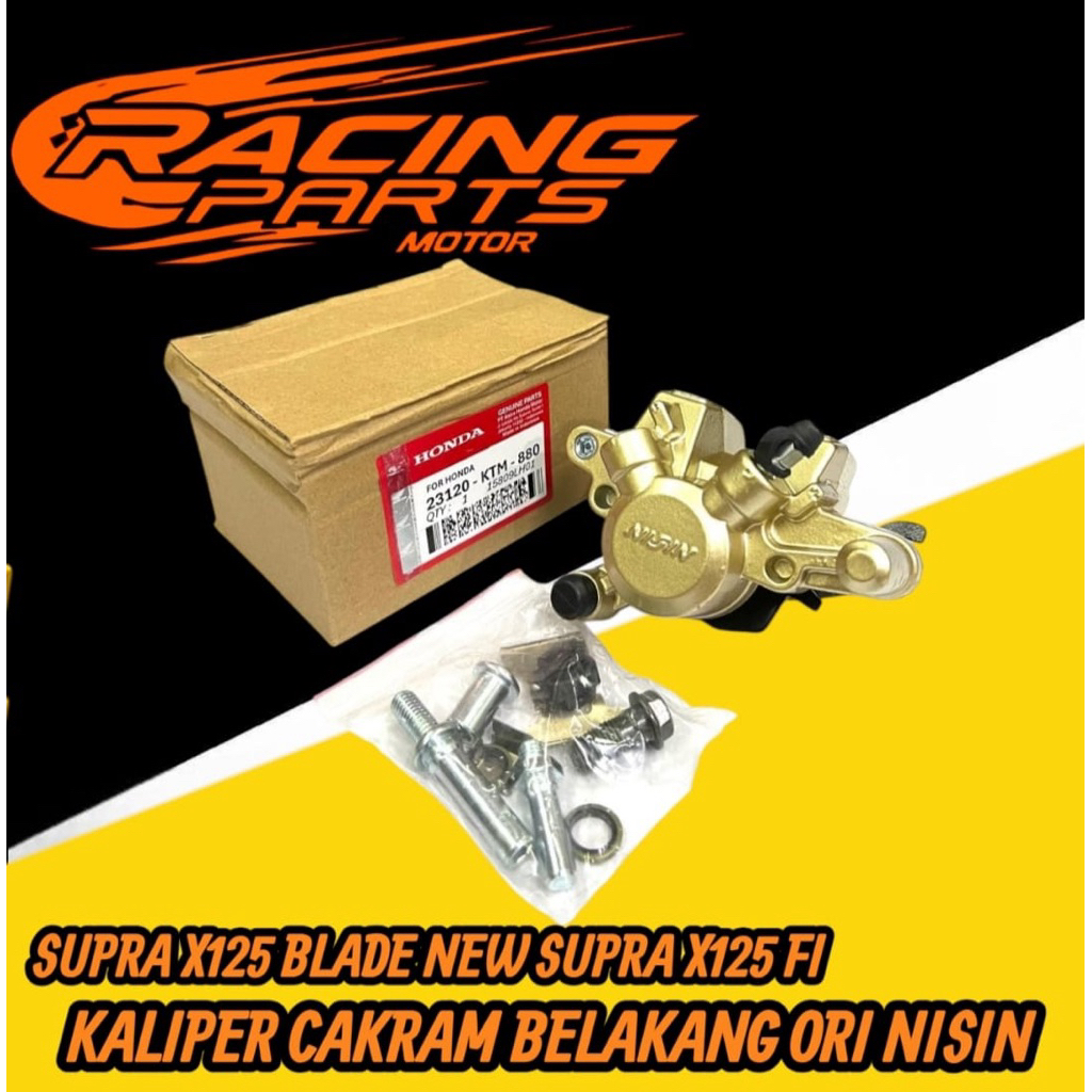 Kaliper Cakram Belakang Supra X125 Supra X125 Fi Supra X125 Helm-in Blade New Ori Nisin