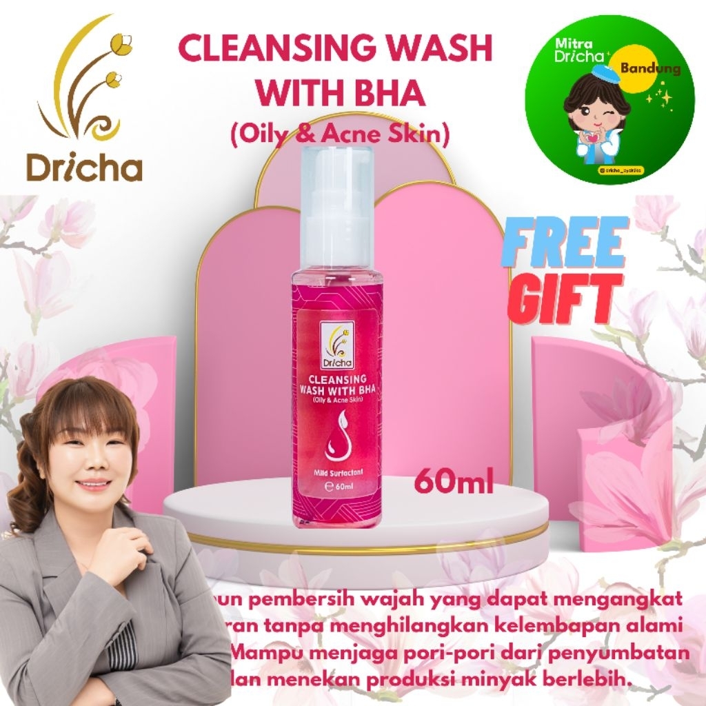 Dricha Cleansing Wash With BHA Salicylic Acid 2%