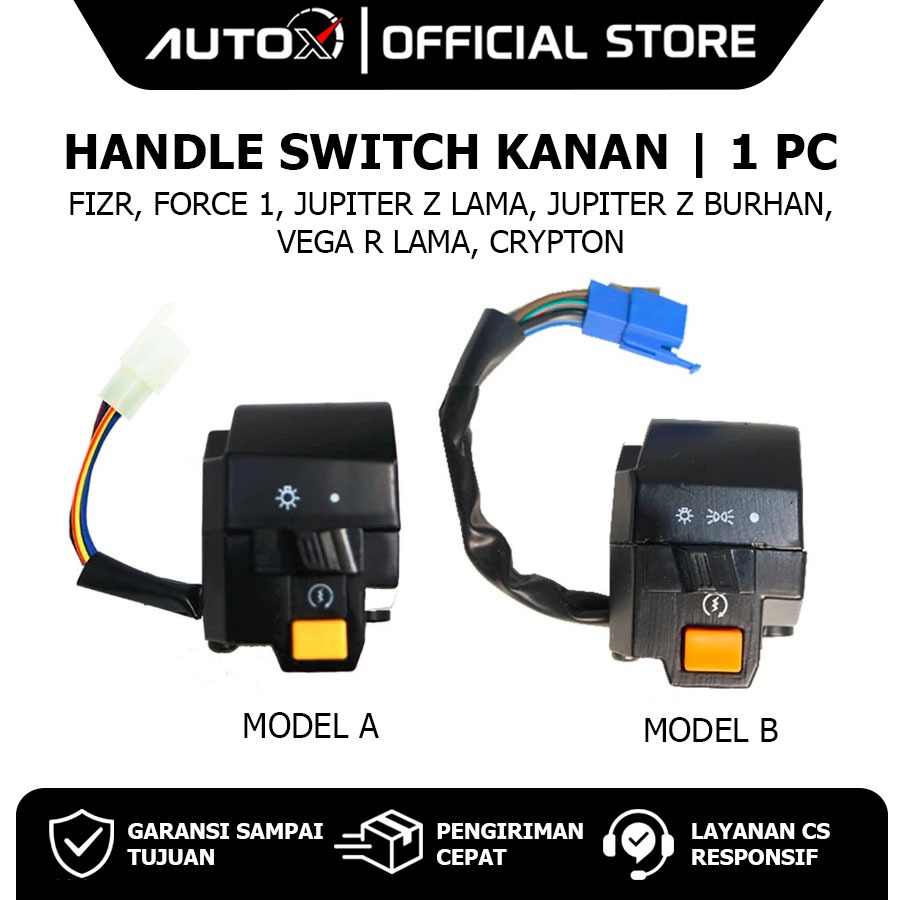 Handle Switch Kanan Kiri F1ZR & Force 1 & Jupiter Old Z Burhan & Vega Lama & Crypton Variasi Model A
