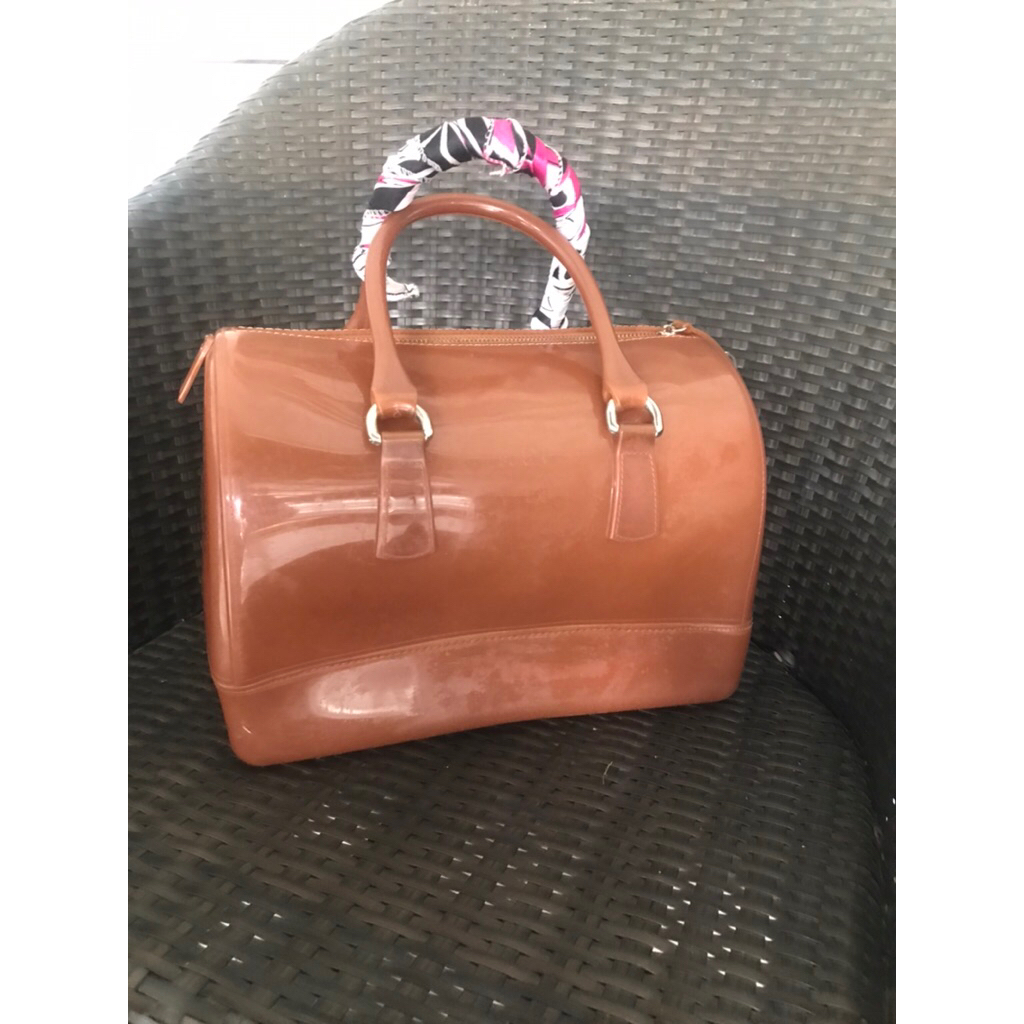 Preloved — Furla Jelly Bag Auth 100%