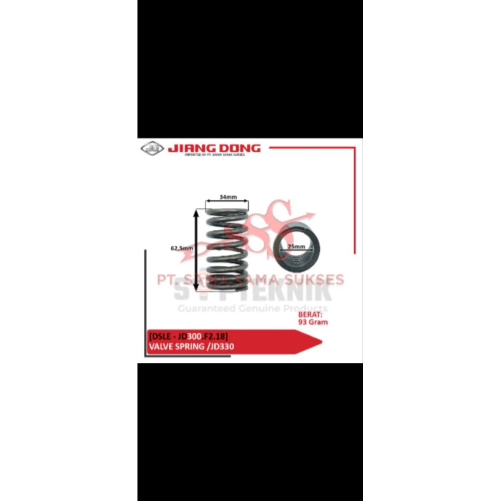 VALVE SPRING JD300/JD330 JIANGDONG