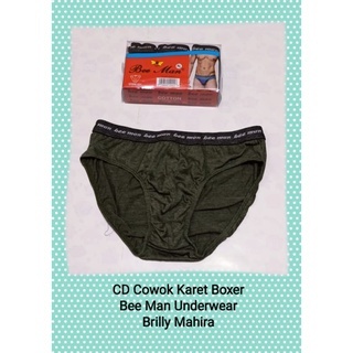 Bee Man SSBM 021 Boxer 3 Pcs Cotton Lembut Nyaman