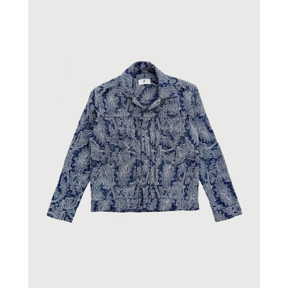 Ranchero Jacquard Paisley Denim Jacket
