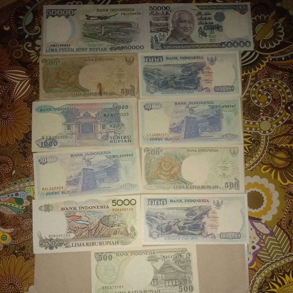 KOLEKSI UANG INDONESIA LAMA-LAMA