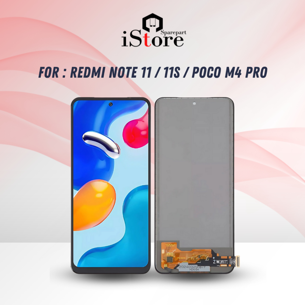 iStore - Lcd KAIKU For Xiaomi Redmi Note 11 4G / Note 11S / Poco M4 Pro 4G Oled Fullset Touchscreen