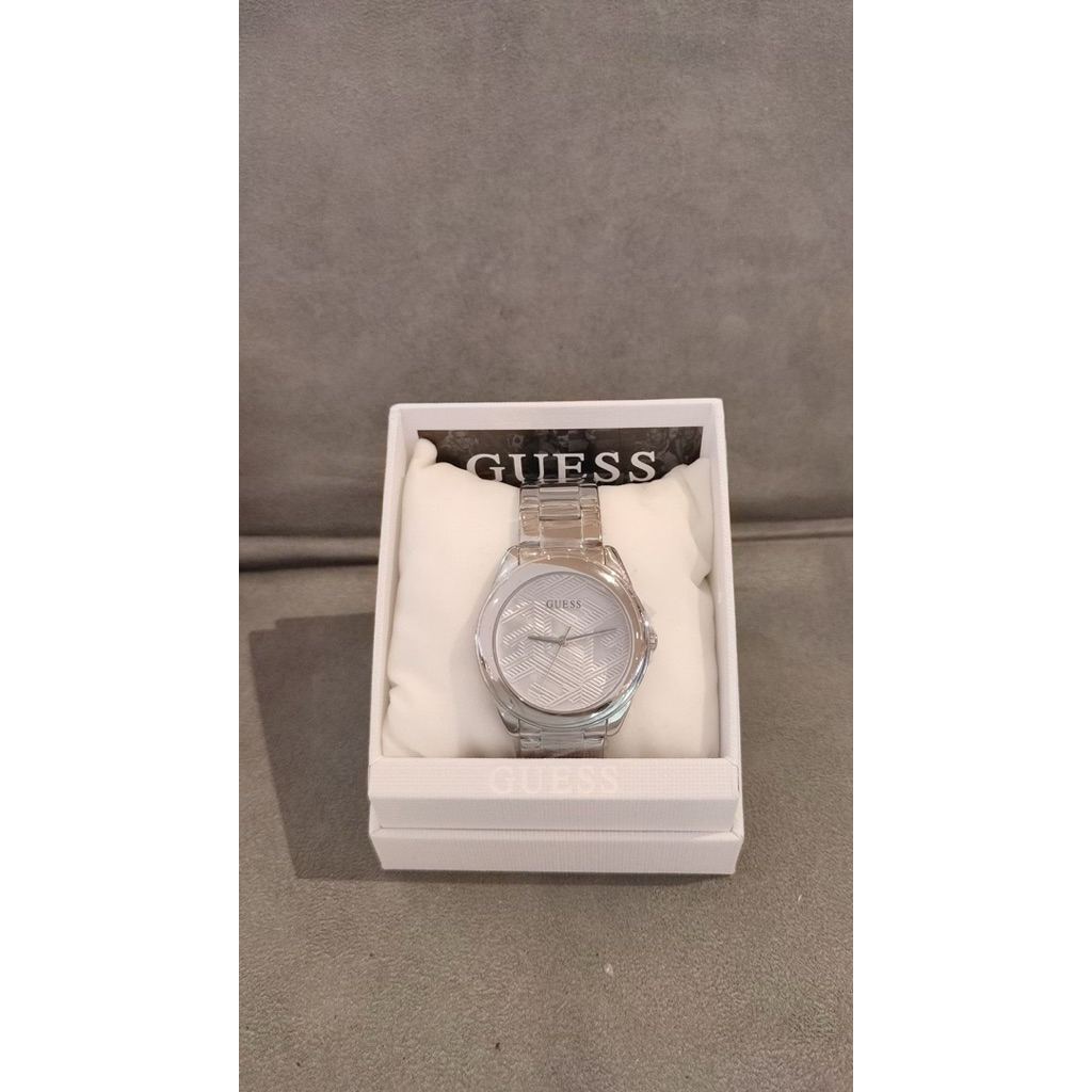 Guess Ladies Watch CUBED Silver - GW0606L1 ORIGINAL