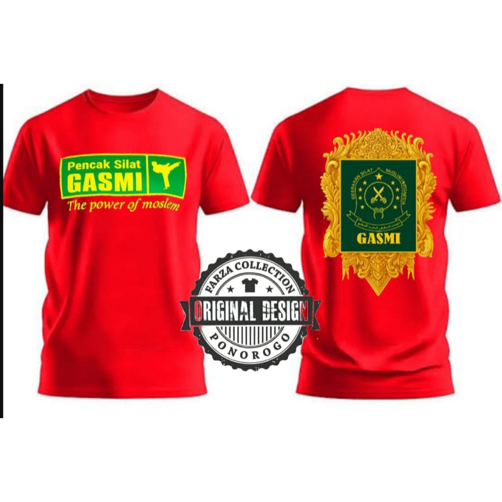 kaos gasmi pagar nusa merah/kaos gasmi lirboyo