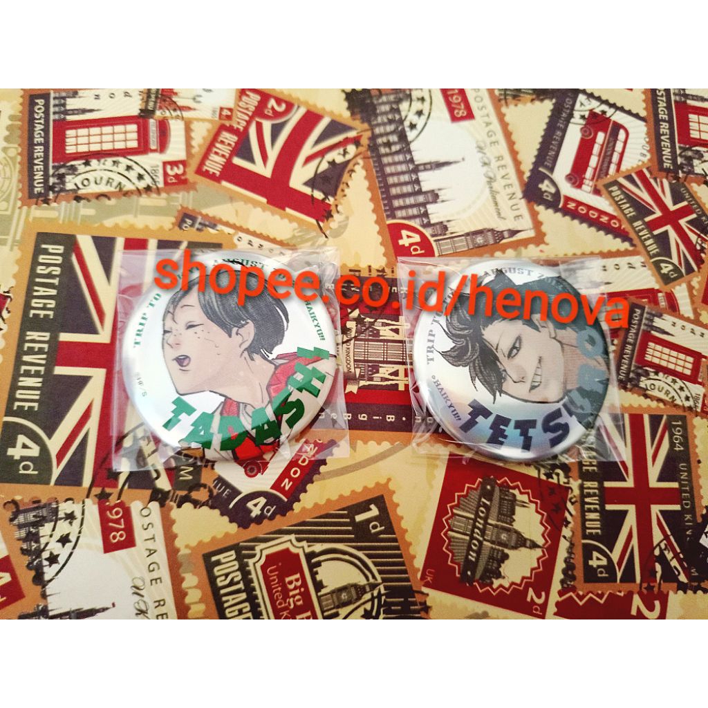 Haikyuu Metalic Can Badge Jump Giga 2024