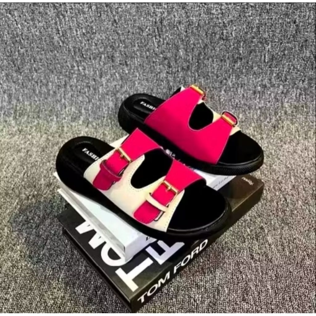 Sandal Wanita Gesper Terbaru Dan Terlaris Ban Dua-Ban Dua Gesper//Sandal Casual Wanita